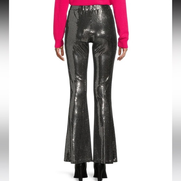 NWT C&V Chelsea & Violet
High Rise Sequin Pull On Flare Pants - Picture 3 of 11